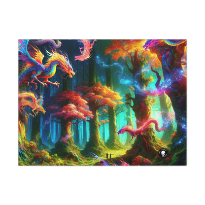 "El bosque arcoiris del dragón" - The Alien Canva