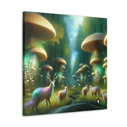 « Mystical Mushroom Grove » - La Toile Alien