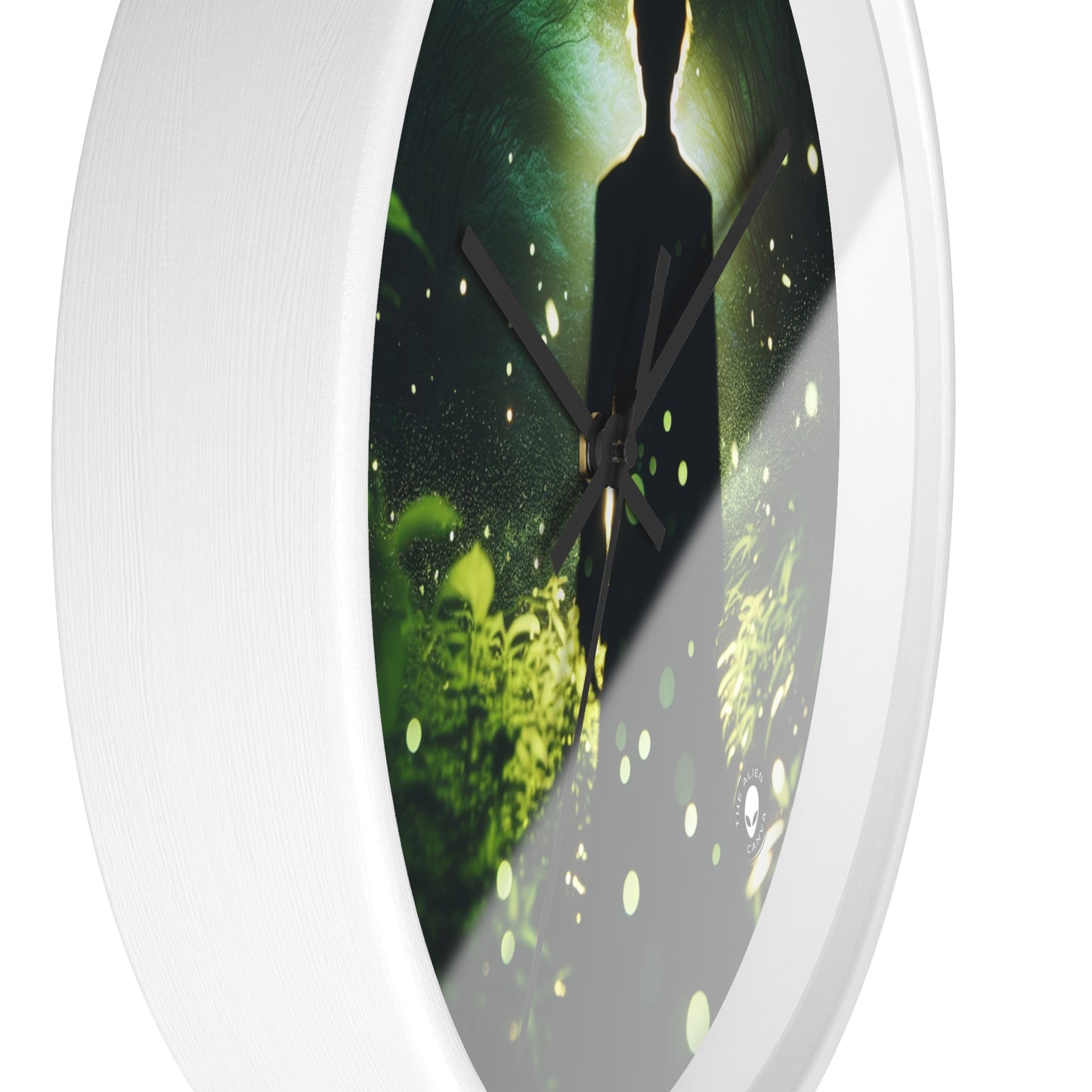 "Enchanted Firefly Forest" - The Alien Wall Clock