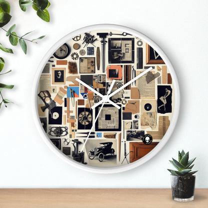 "Chaos in Modernity: A Journey to Meaning" - The Alien Wall Clock Dadaism