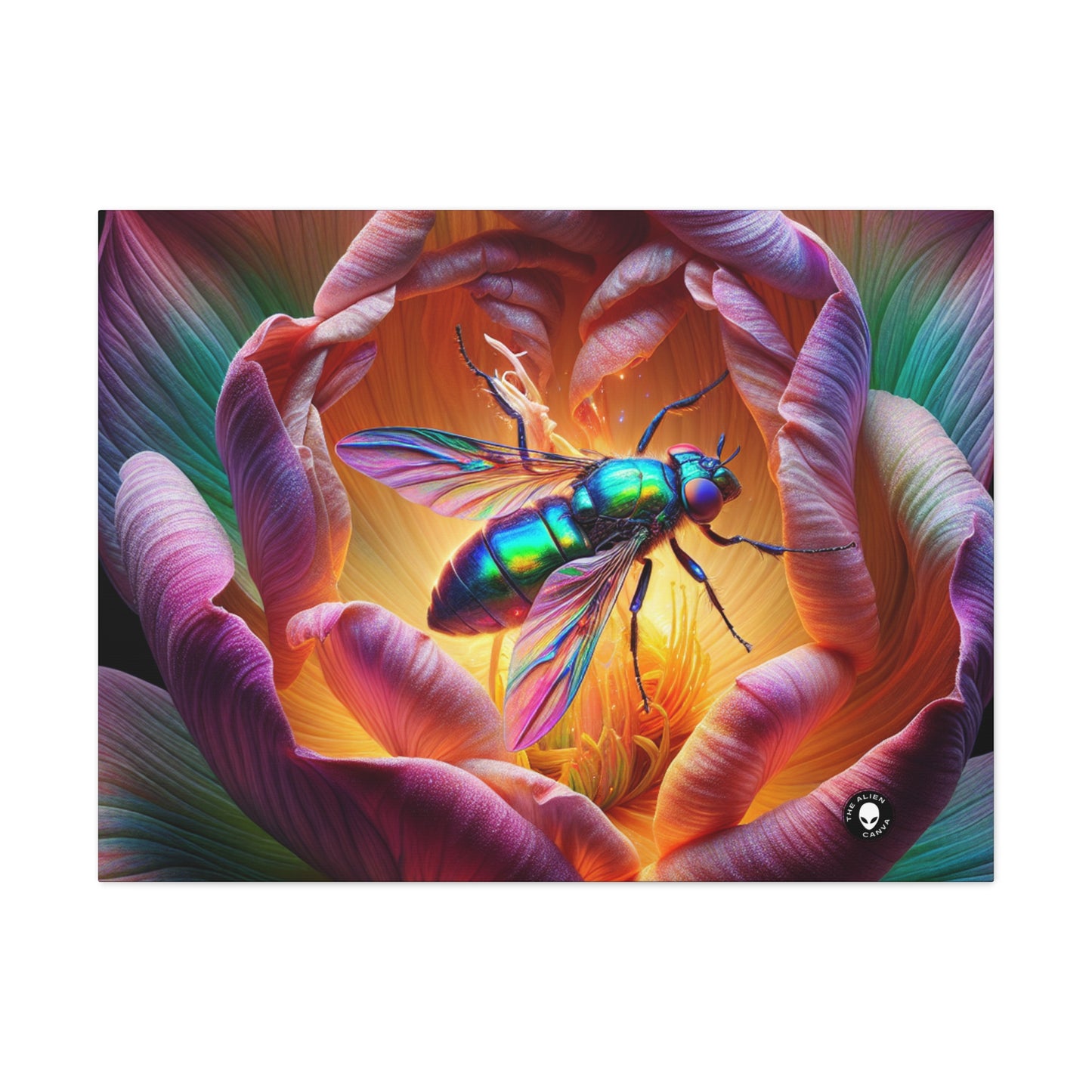 "La beauté de la nature : une mosaïque d'insectes hyperréaliste" - L'hyperréalisme Alien Canva