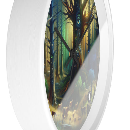 "Watchful Forest: The Trees with Eyes" - The Alien Wall Clock