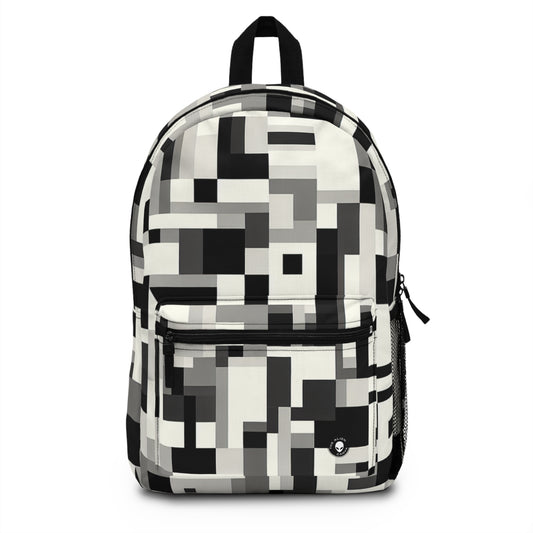 "Cityscape in Analytical Cubism" - The Alien Backpack Analytical Cubism