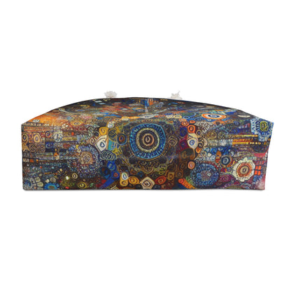 "Starry Night Body Art: Vivid Colors and Swirling Strokes" - The Alien Weekender Bag Body Art