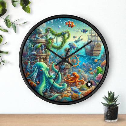 "Fiesta submarina" - El reloj de pared extraterrestre