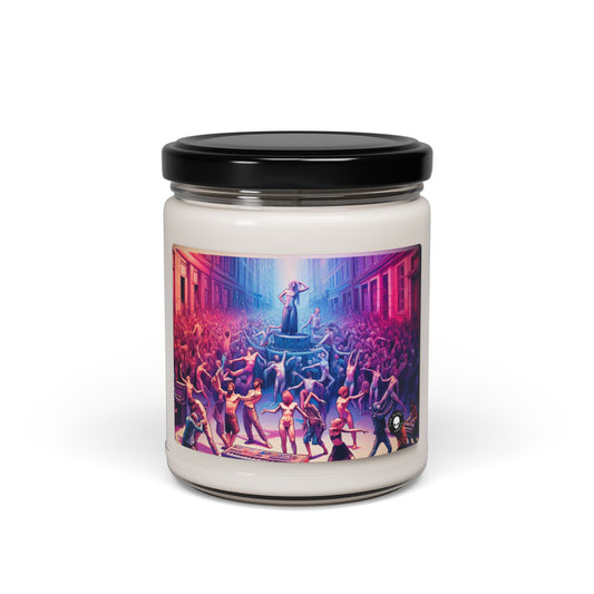 "Nature's Dance: An Immersive Visual Performance" - La bougie de soja parfumée Alien 9oz Performance Art