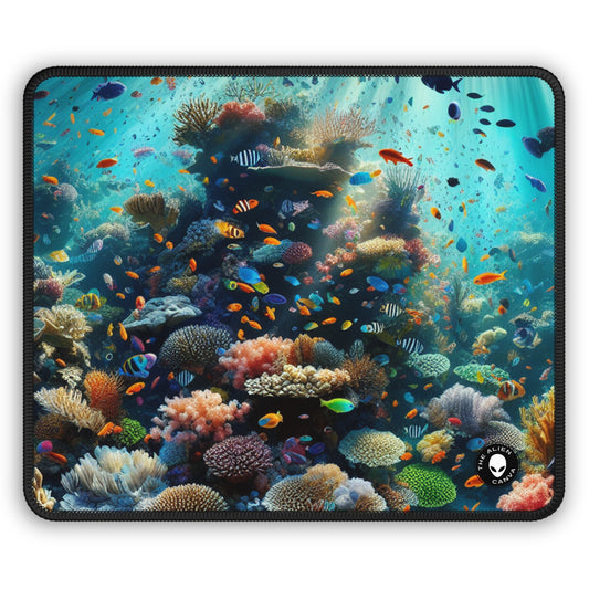 "Paradis sous-marin : le joyau de la mer" - Le tapis de souris Alien Gaming