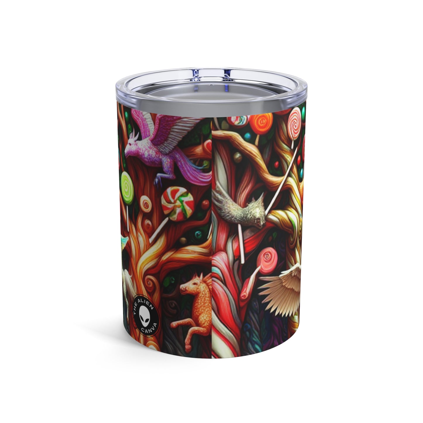 "Dulce capricho del bosque": vaso extraterrestre de 10 oz