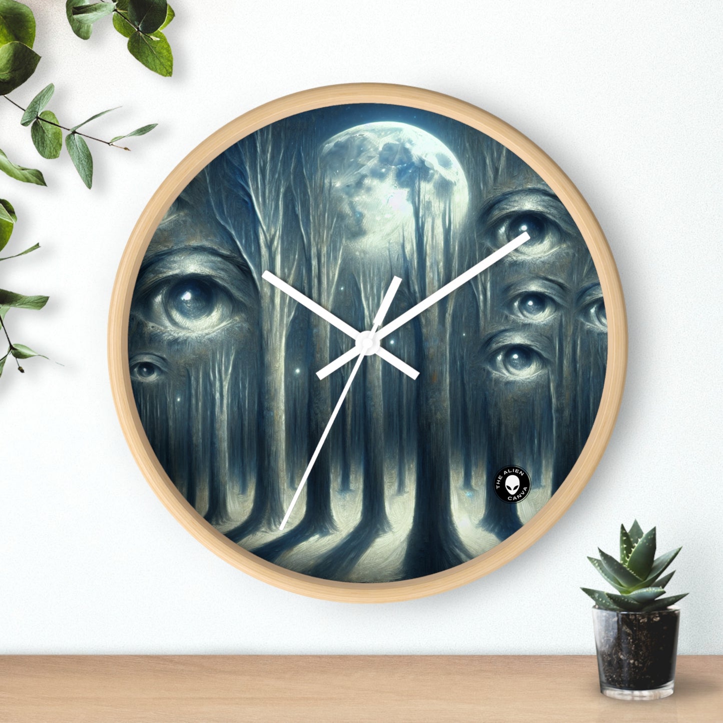 "The Watching Woods" - The Alien Wall Clock