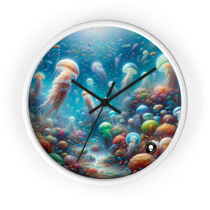 "Jellyfish Dreamland" - The Alien Wall Clock