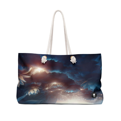 "Midnight Blooms: The Glow of Giant Flowers" - The Alien Weekender Bag