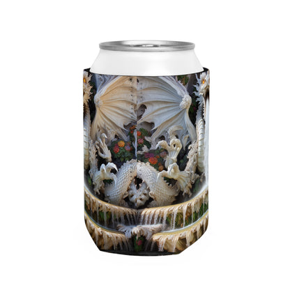 "Fiery Dragon Fountain: Heaven's Cascade" - The Alien Can Cooler Sleeve Rococo Style