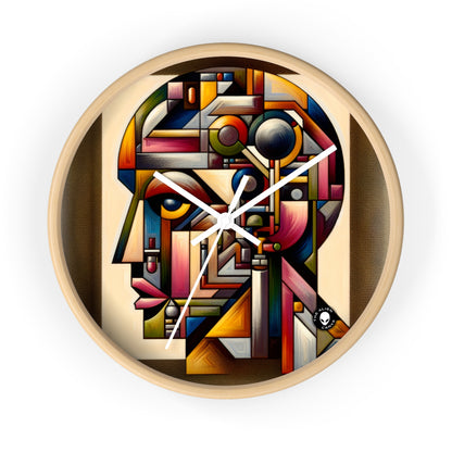 "Mi reflejo cubista" - El cubismo del reloj de pared alienígena