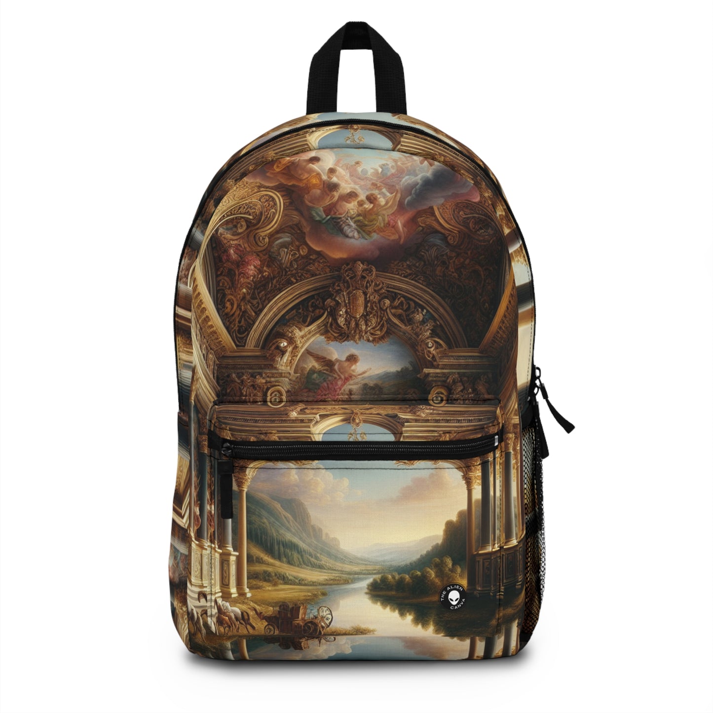 "A Neo-Renaissance Odyssey: A Modern Panorama" - The Alien Backpack Renaissance Art