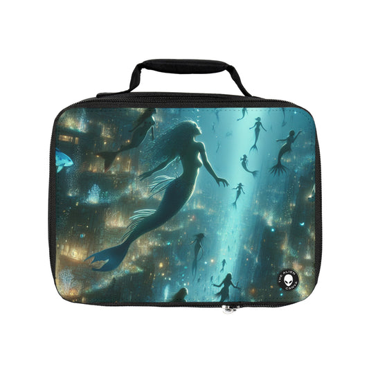 "Enchantment Below: A Bioluminescent Underwater Metropolis"- The Alien Lunch Bag