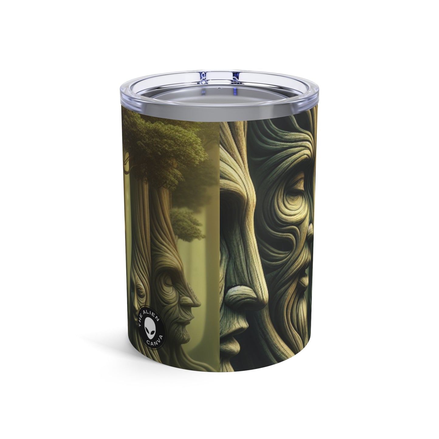 "Whispering Trees: Secrets of the Mystic Forest" - The Alien Tumbler 10oz