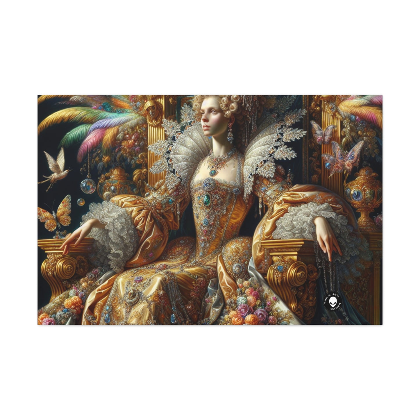 "La splendeur d'une reine de la Renaissance" - The Alien Canva Rococo