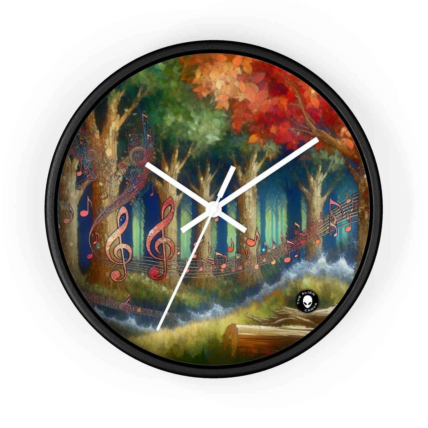 "Melodic Grove" - The Alien Wall Clock