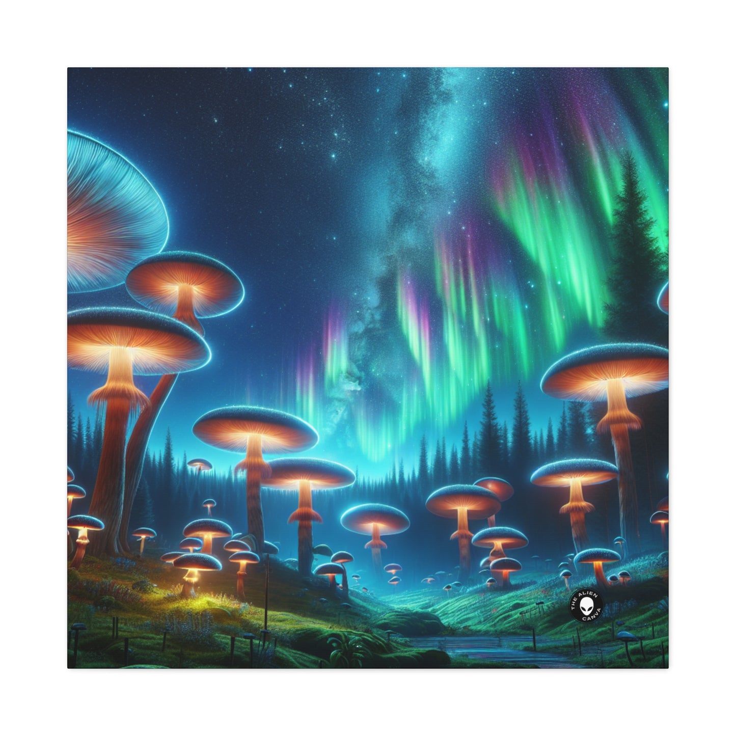 « Forêt de champignons enchantée » – The Alien Canva