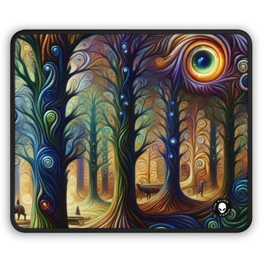 « Enchanted Rainbow Woods » – Le tapis de souris de jeu Alien