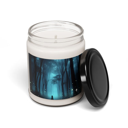 "Guided by Fireflies: A Forest's Secret Lightshow" - The Alien Scented Soy Candle 9oz