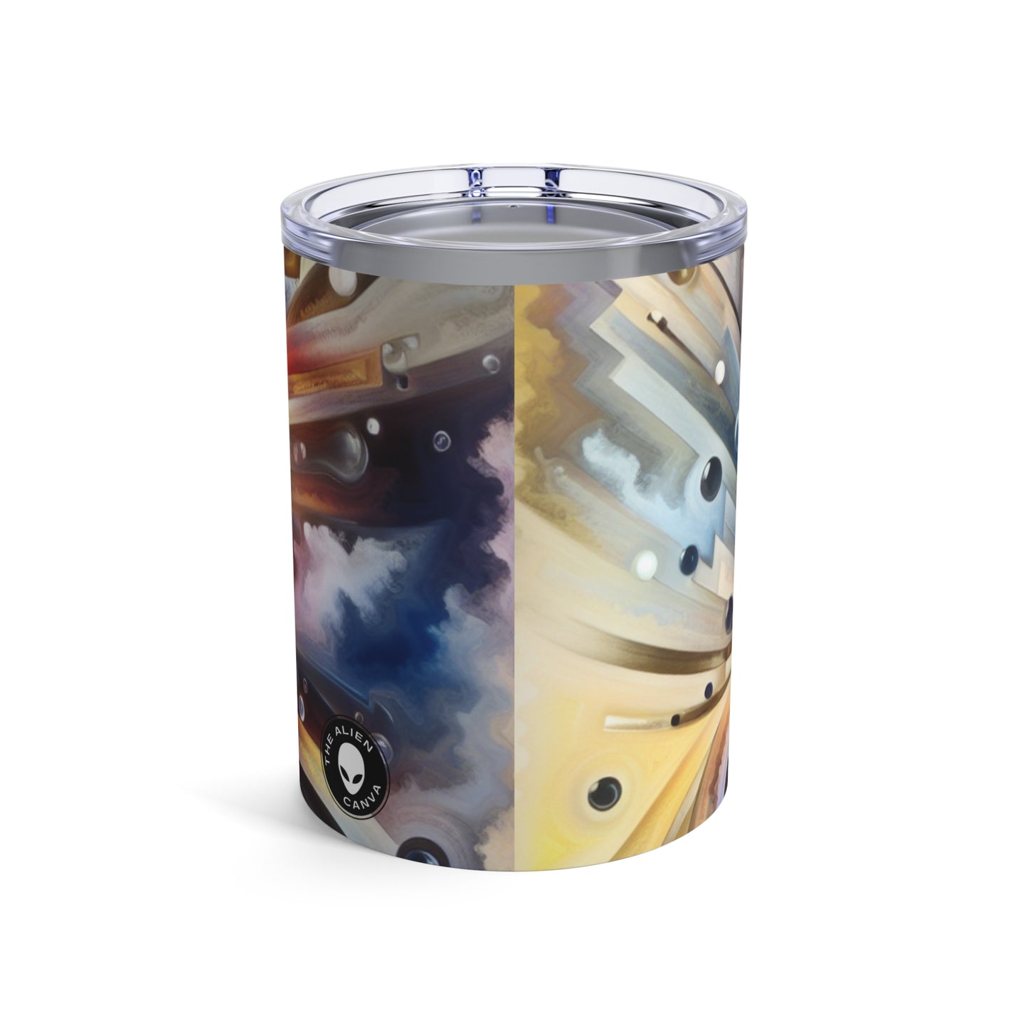 "Nature's Mechanical Symphony" - The Alien Tumbler 10oz Abstract Surrealism