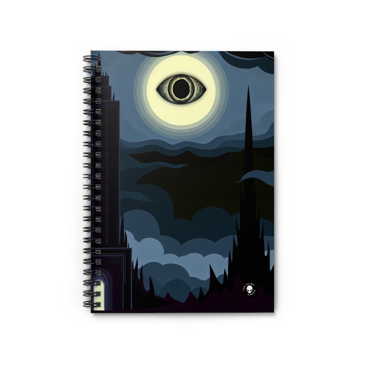 "Torre del Terror en Mordor" - El Cuaderno de Espiral Alien (Línea Reglada)