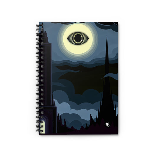 "Tower of Terror in Mordor" - The Alien Spiral Notebook (Ruled Line)