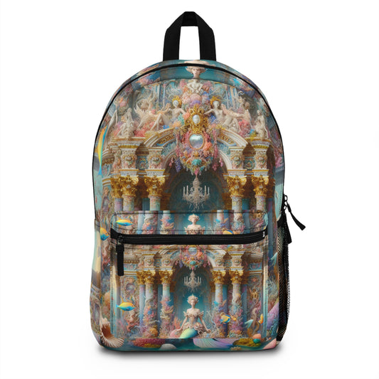 "Underwater Splendor: A Rococo Mermaid Palace" - The Alien Backpack Rococo Style
