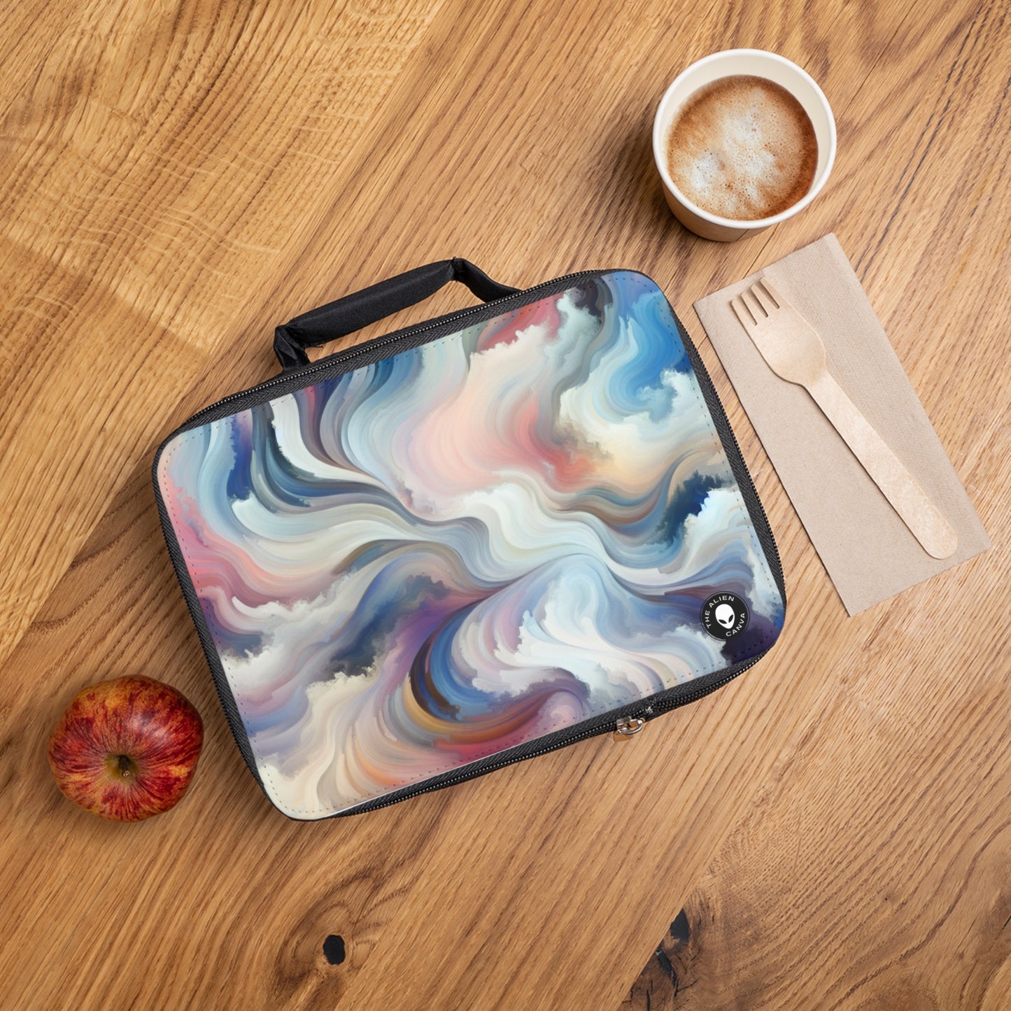 "Harmonie dans la nature : une abstraction lyrique" - Le sac à lunch Alien Abstraction lyrique