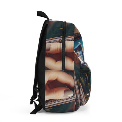 "The Mosaic Portrait: Unveiling Photorealism Through Fragmented Beauty" - The Alien Backpack Photorealism