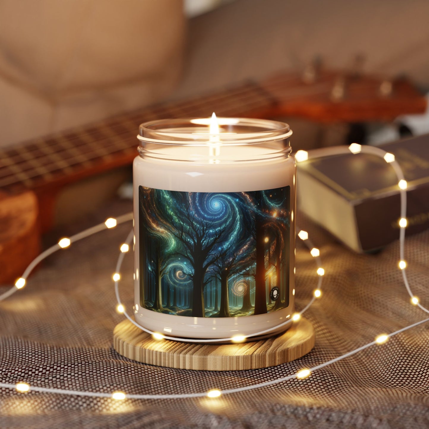 "Galactic Woods: A Celestial Dreamscape" - The Alien Scented Soy Candle 9oz