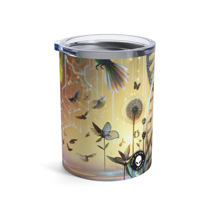 "Fusion techno-naturelle : l'avenir du bio art" - The Alien Tumbler 10oz Bio Art