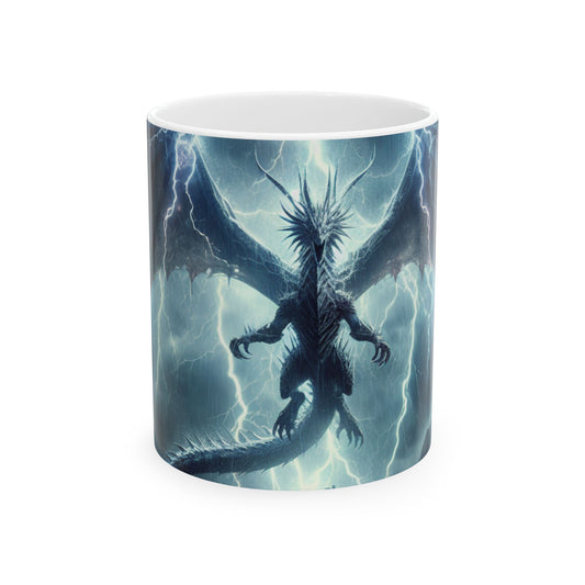 "Dragón Tormenta" - La taza de cerámica alienígena 11oz