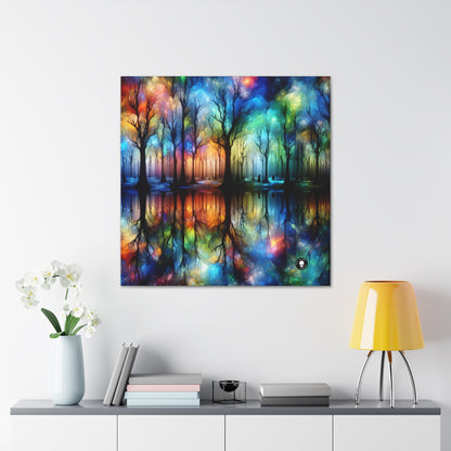 "Enchanted Rainbow Woods" - The Alien Canva