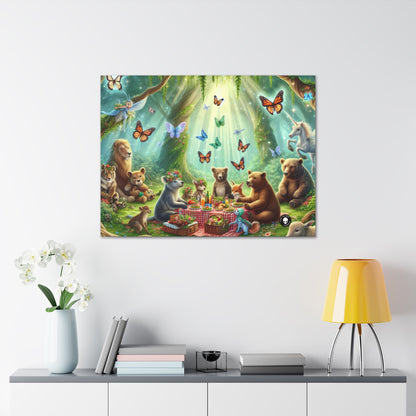 "Enchanted Forest Picnic" - The Alien Canva