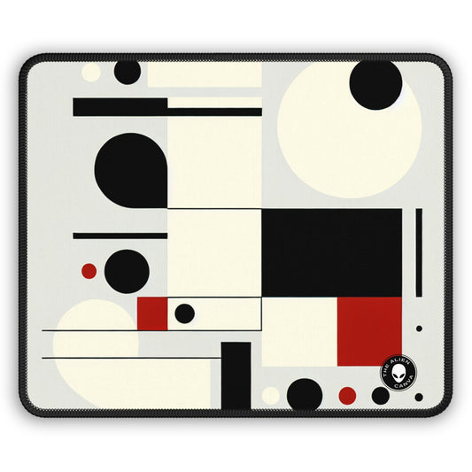 "Dynamic Balance: A Suprematist Exploration" - The Alien Gaming Mouse Pad Suprematism