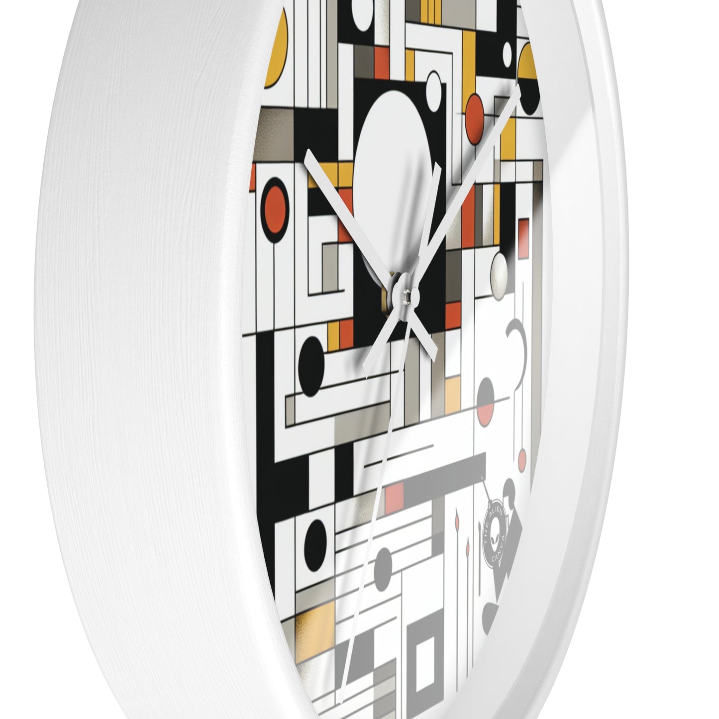 "Equilibrio en abstracto: suprematismo geométrico" - El suprematismo del reloj de pared alienígena