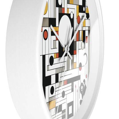 "Equilibrio en abstracto: suprematismo geométrico" - El suprematismo del reloj de pared alienígena