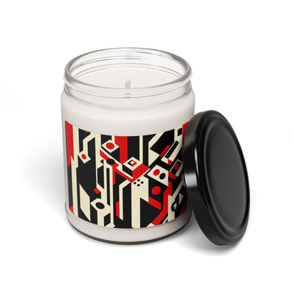 "Futuristic Metropolis: A Constructivist Expression of Urban Technology" - The Alien Scented Soy Candle 9oz Constructivism
