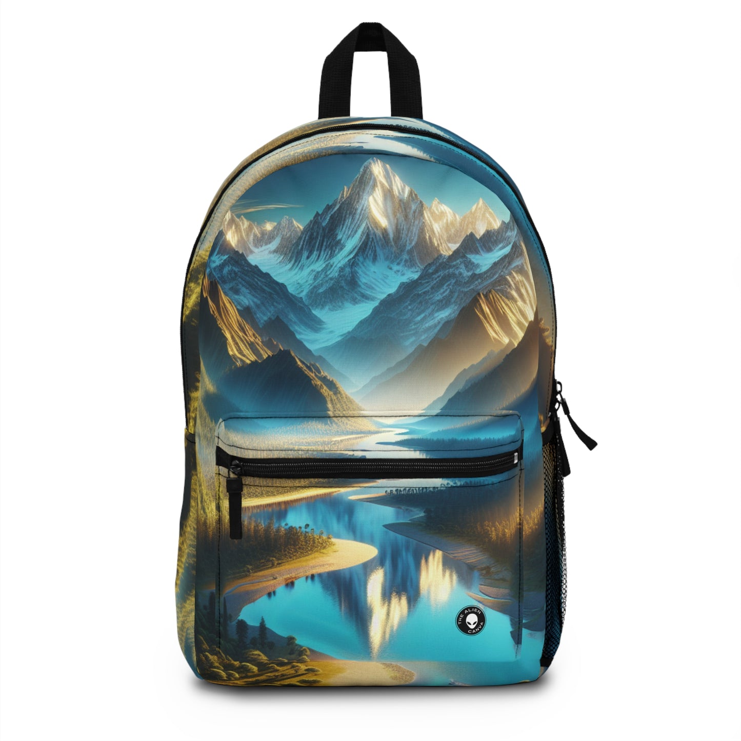 "Serenity's Palette: A Sunset Symphony" - The Alien Backpack Photorealism