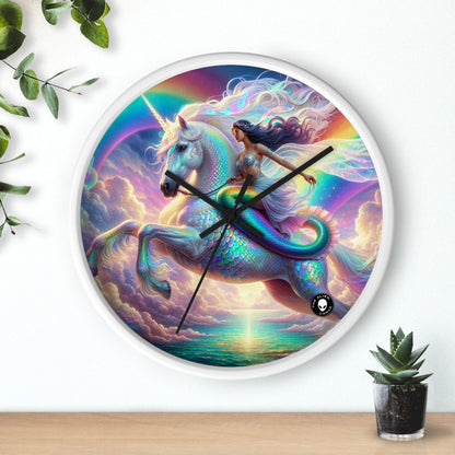 "Mermaid and Unicorn Adventure" - The Alien Wall Clock