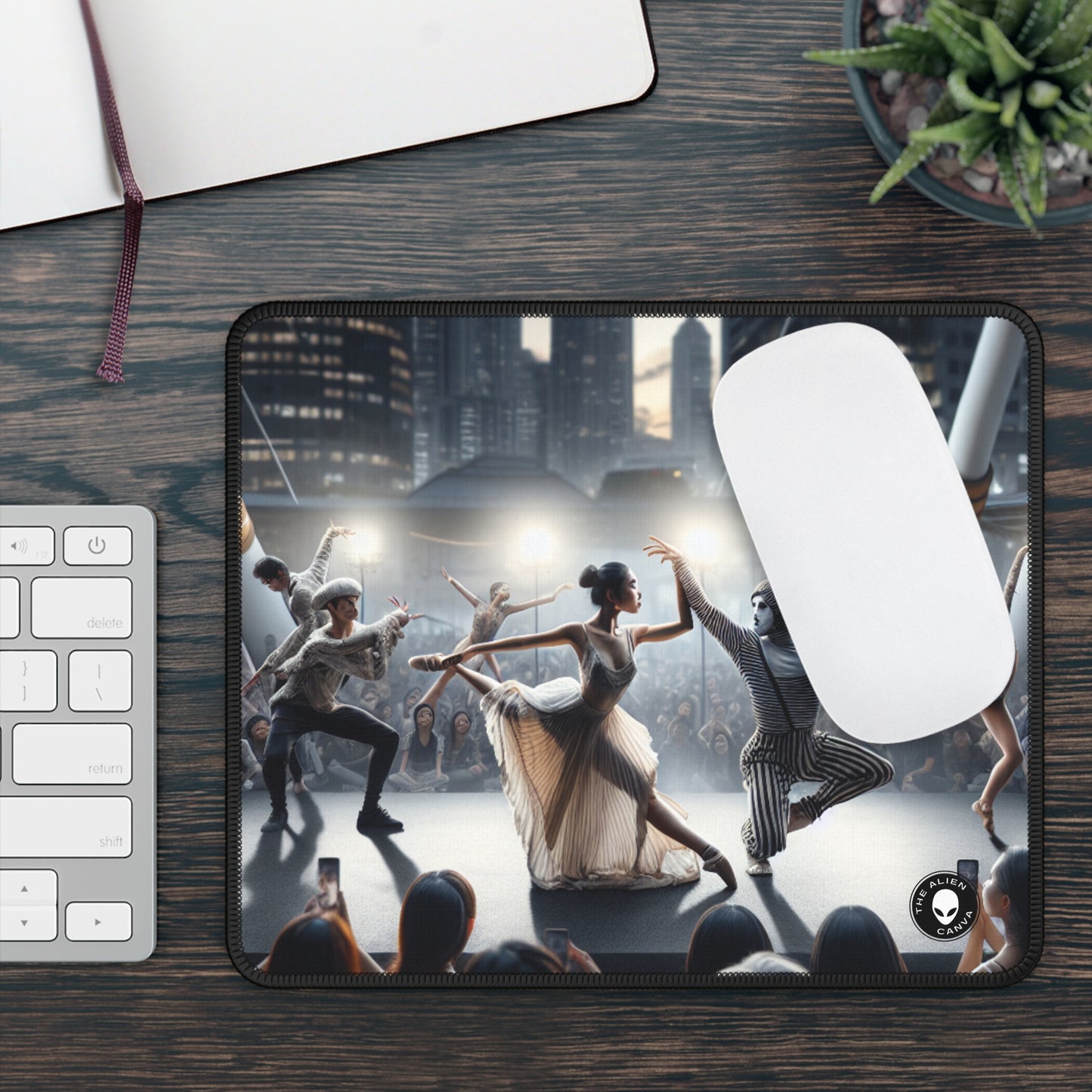 "Seasonal Elements: A Dynamic Performance Art Piece" - The Alien Gaming Mouse Pad Performance Art