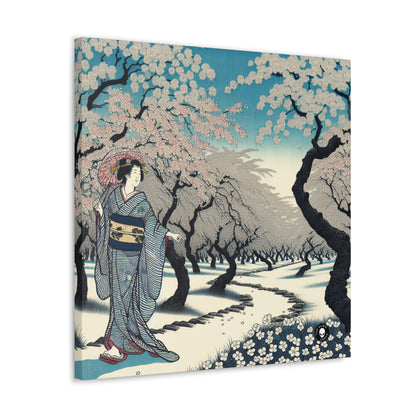 "Blossoming Sky" - The Alien Canva Ukiyo-e (impression japonaise sur bois)