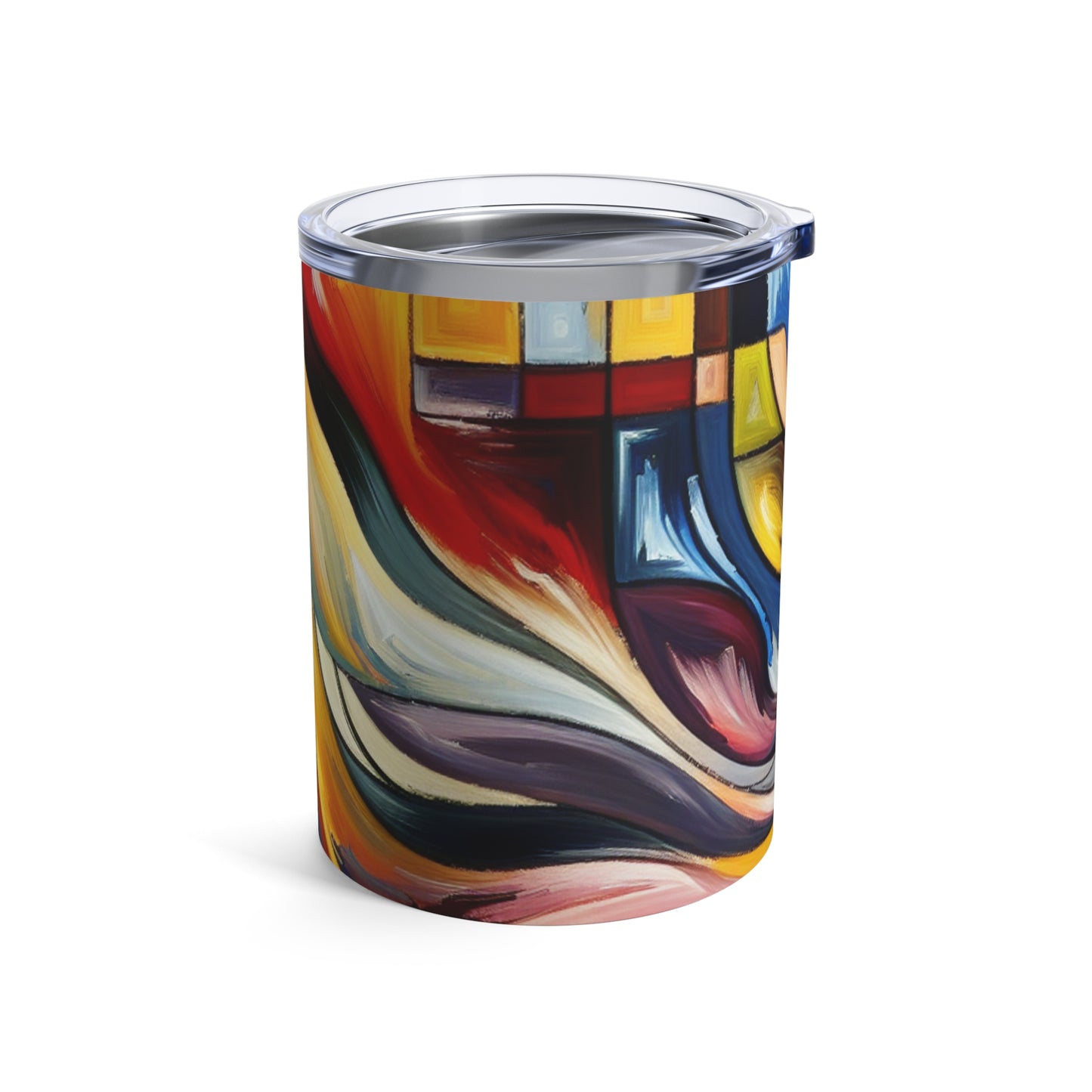 "A Tension of Shapes" - The Alien Tumbler 10oz Abstract Expressionism Style