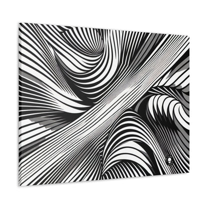 "Motion Embodied : Explorer l'illusion dynamique à travers l'Op Art" - The Alien Canva Op Art