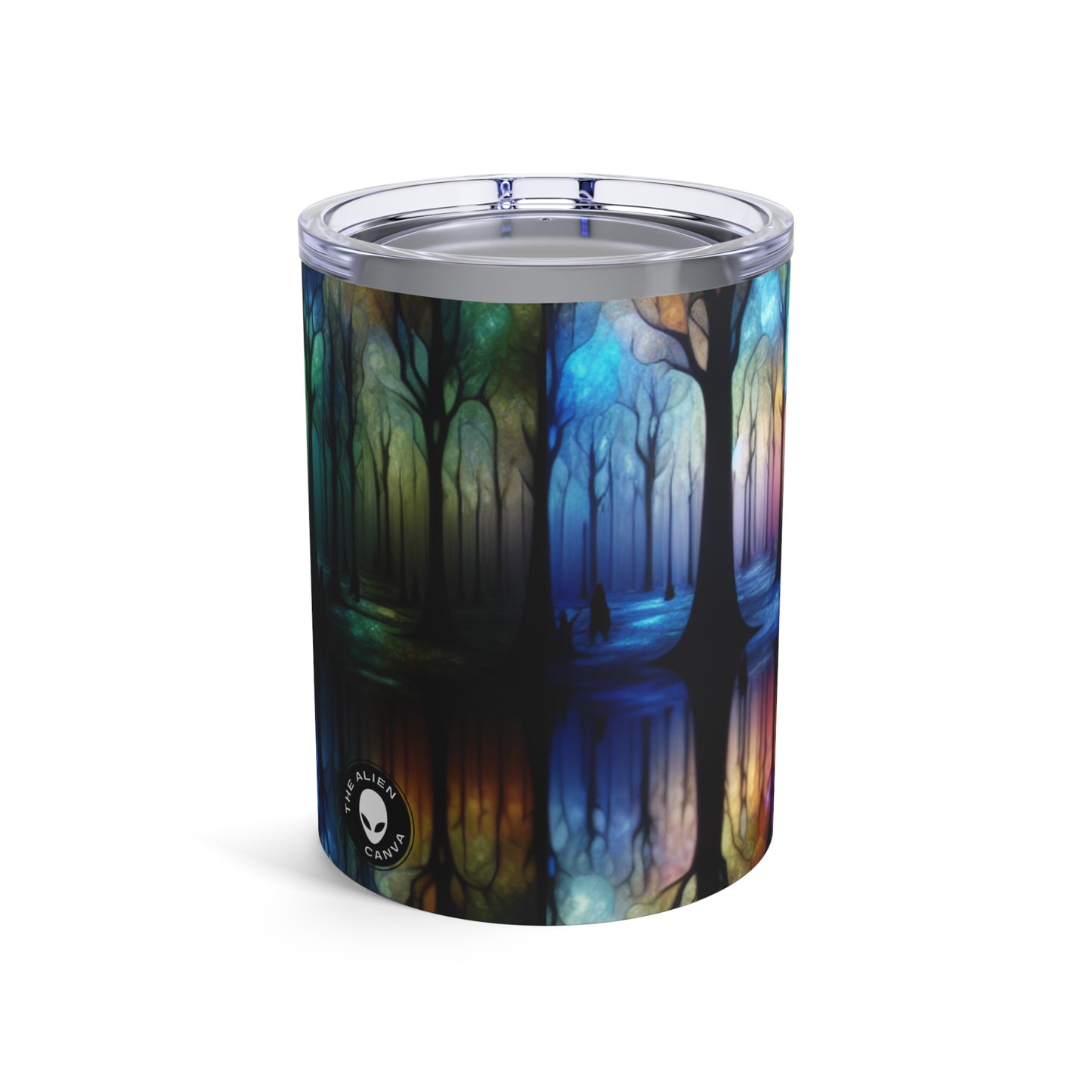 "Forêts arc-en-ciel enchantées" - Le verre Alien 10oz