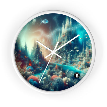 "Deep Sea Dreamscape" - The Alien Wall Clock