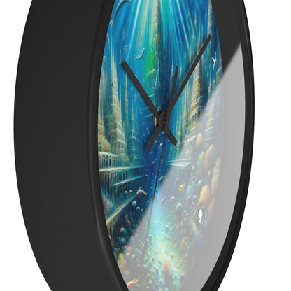 "Enchanted Underwater City" - The Alien Wall Clock