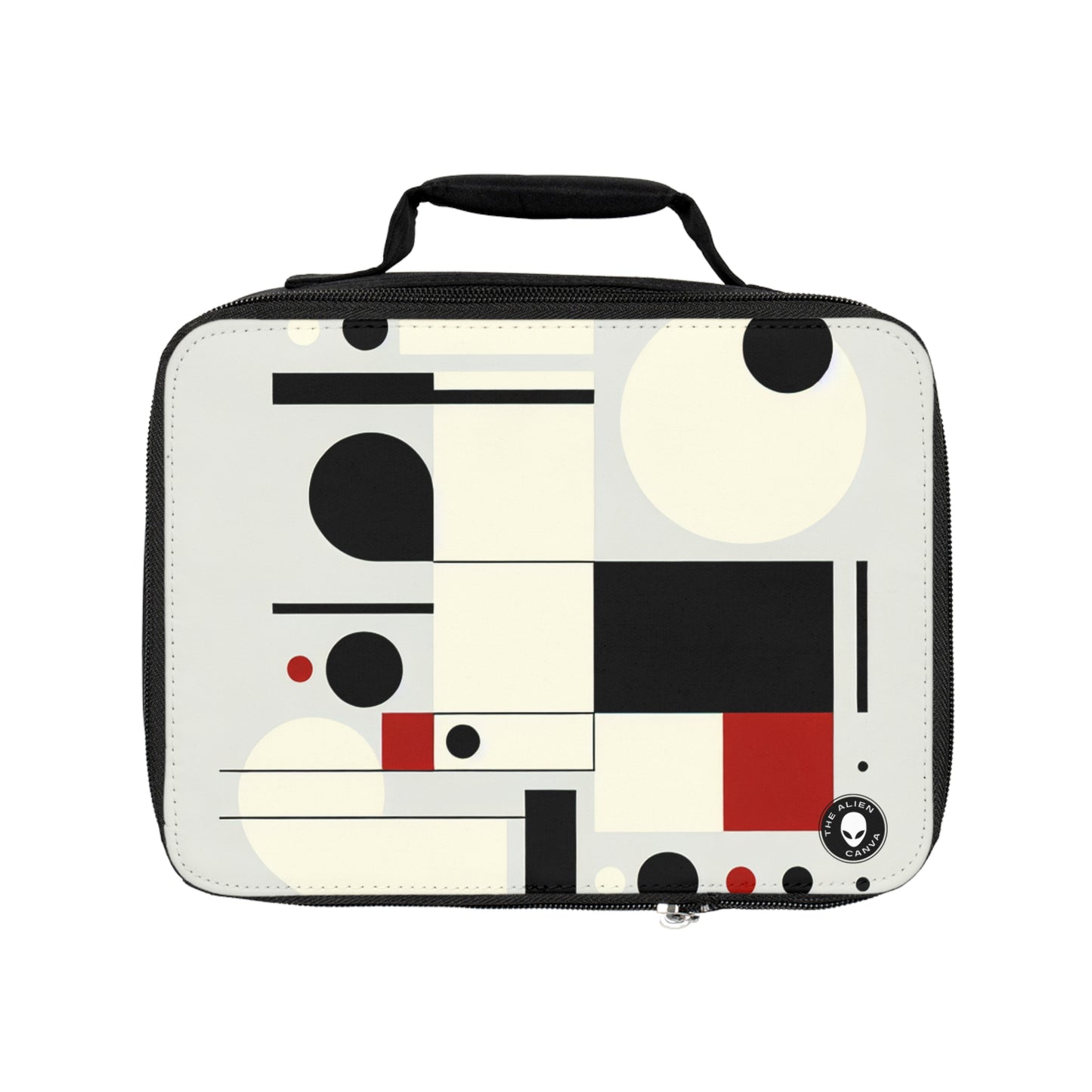 "Dynamic Balance: A Suprematist Exploration"- The Alien Lunch Bag Suprematism